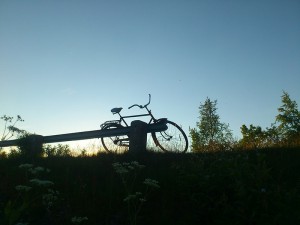 Kangos bicycle summer in lapland