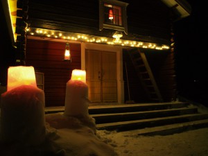 Winter entrance Wärdshuset