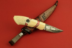 Stenvad Custom Knife reindeer horn