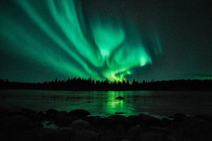 Aurora-over-Lainio-River-Lapland