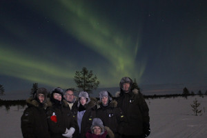 Northern Lights with guests
