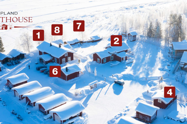 Lapland Guesthouse - Aerial overview
