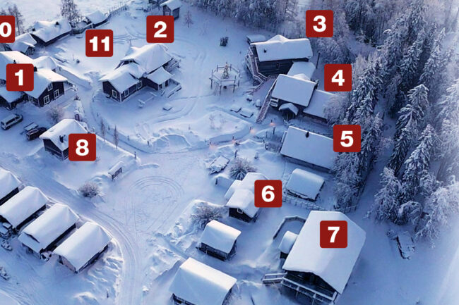 Lapland Guesthouse - Aerial overview