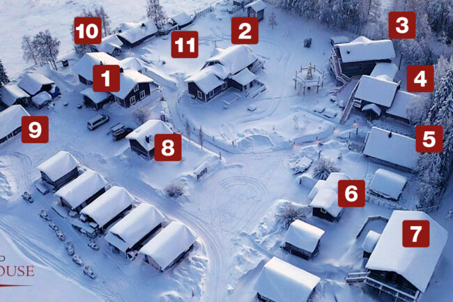 Lapland Guesthouse - Aerial overview mobile